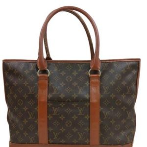 Auth Louis Vuitton Monogram Sac Weekend PM Vintage Tote Hand Bag #3002115